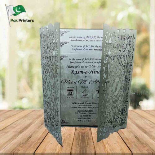 Laser Cut Wedding Invitation Card – SP 1