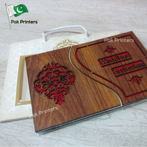 wd13 wooden wedding cards