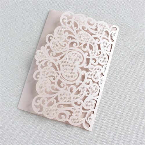 wedding invitation envelope with glitter